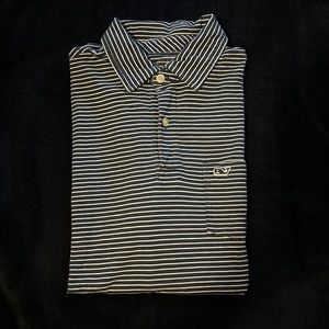 Striped Vineyard Vines Polo